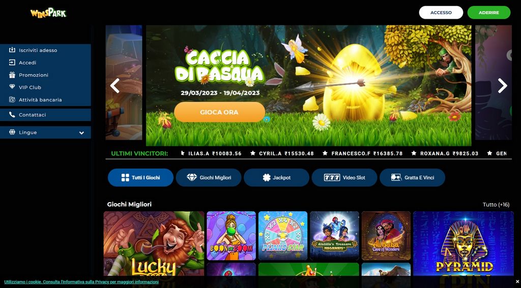 Classement autrichien 2025 du casino en ligne WinsPark