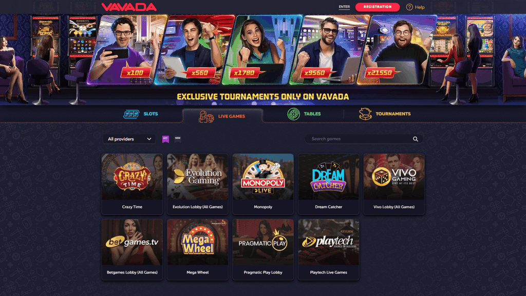 Сайт онлайн-казино VAVADA: работающее зеркало и регистрация Сайт онлайн-казино VAVADA: работающее зеркало и регистрация