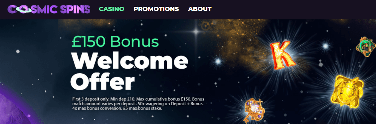 Explore the Galactic Fun at Cosmic Spins Casino Explore the Galactic Fun at Cosmic Spins Casino