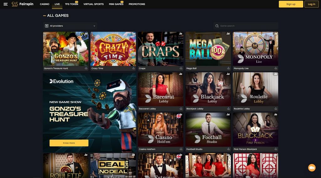Análisis del sitio web de FairSpin Casino - Puntuaciones de profesionales y jugadores (2026)